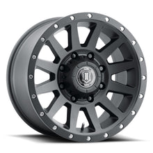 Cargar imagen en el visor de la galería, Icon Alloys Compression HD Sat Black Wheel - 18x9/8x180/12mm/5.5in BS