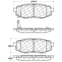 Cargar imagen en el visor de la galería, StopTech Street Touring 06-10 Subaru Legacy Sedan/Outback/13 BRZ Rear Brake Pads