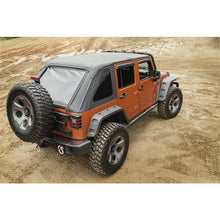 Cargar imagen en el visor de la galería, Rugged Ridge Bowless Soft Top Black Diamond 4-Door 07-18 Jeep Wrangler JK