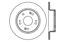 Cargar imagen en el visor de la galería, StopTech 04-08 Acura TSX / 03-07 Honda Accord SportStop Slotted &amp; Drilled Left Rear Rotor