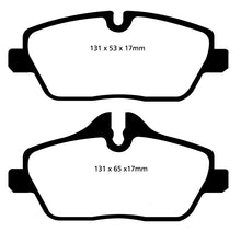 Cargar imagen en el visor de la galería, EBC 14+ Mini Hardtop 1.5 Turbo Cooper Redstuff Front Brake Pads
