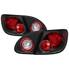 Cargar imagen en el visor de la galería, Spyder Toyota Corolla 03-08 Euro Style Tail Lights Black ALT-YD-TC03-BK