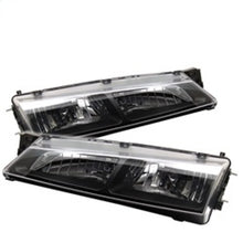 Cargar imagen en el visor de la galería, Spyder Nissan 240SX 97-98 Crystal Headlights Black HD-YD-N294-BK