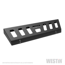 Cargar imagen en el visor de la galería, Westin 18-19 Jeep Wrangler JL Front Bumper Skid Plate - Textured Black