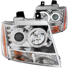 Cargar imagen en el visor de la galería, ANZO 2007-2013 Chevrolet Avalanche Projector Headlights w/ Halo Chrome