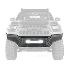 Cargar imagen en el visor de la galería, Go Rhino 16-21 Tacoma Element Front Bumper w/ Power Actuated Hide-away Light Bar Mount Tex Black