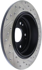 StopTech 04-08 Acura TL / 03-09 Honda Element Slotted & Drilled Right Rear Rotor