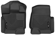 Cargar imagen en el visor de la galería, Husky Liners 15-17 Ford F-250 Super Duty Crew Cab X-Act Contour Black Front Floor Liners