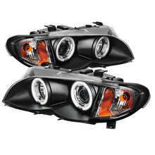 Cargar imagen en el visor de la galería, Spyder BMW E46 3-Series 02-05 4DR Projector Headlights 1PC LED Halo Chrm PRO-YD-BMWE4602-4D-AM-C