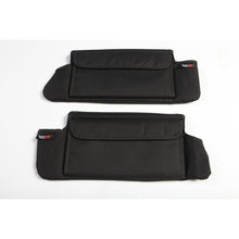 Load image into Gallery viewer, Rugged Ridge Sun Visor Organizers Black 07-09 Jeep Wrangler JK