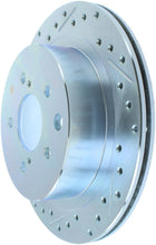 Cargar imagen en el visor de la galería, StopTech 89-96 Nissan 300ZX Select Sport Slotted &amp; Drilled Right Rear Brake Rotor