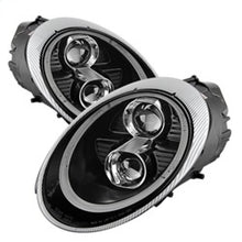 Load image into Gallery viewer, Spyder Porsche 911 997 2005-2009 Projector Headlights Halogen Model DRL LED Blk PRO-YD-P99705-DRL-BK