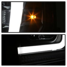 Cargar imagen en el visor de la galería, Spyder 08-10 Ford F-250 Projector Headlights V2 - Light Bar DRL LED - Black PRO-YD-FS08V2-LB-BK