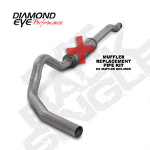 Cargar imagen en el visor de la galería, Diamond Eye KIT 4in CB MFLR RPLCMENT PIPE SGL AL: 03-07 FORD 6.0L F250/F350 (Extended Cab Only)