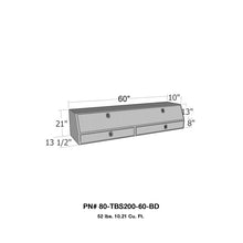 Cargar imagen en el visor de la galería, Westin/Brute Contractor TopSider 60in w/ Drawers &amp; Doors - Aluminum