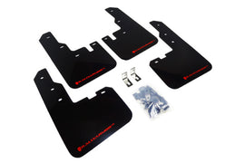Rally Armor 13-15 Toyota RAV4 Black UR Mud Flap w/ Red Logo