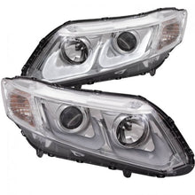 Cargar imagen en el visor de la galería, ANZO 2012-2015 Honda Civic Projector Headlights w/ U-Bar Chrome