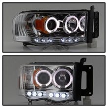 Cargar imagen en el visor de la galería, Spyder Dodge Ram 1500 02-05/Ram 2500 03-05 Projector Headlights LED Halo LED Chrm PRO-YD-DR02-HL-C