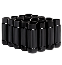 Cargar imagen en el visor de la galería, BLOX Racing 12-Sided P17 Tuner Lug Nuts 12x1.25 - Black Steel - Set of 20