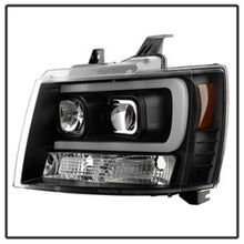 Cargar imagen en el visor de la galería, Spyder 07-14 Chevy Suburban/1500/2500/Tahoe V2 Projector Headlights Blk PRO-YD-CSUB07V2-DRL-BK