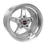 Race Star 92 Drag Star 15x10.00 5x4.50bc 6.25bs Direct Drill Polished Wheel