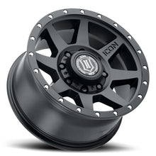 Cargar imagen en el visor de la galería, ICON Rebound 17x8.5 8x170 6mm Offset 5in BS 125mm Bore Satin Black Wheel