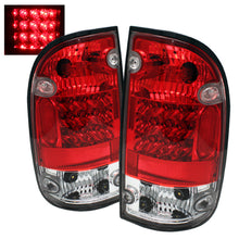 Cargar imagen en el visor de la galería, Spyder Toyota Tacoma 01-04 LED Tail Lights Red Clear ALT-YD-TT01-LED-RC