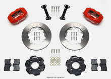 Cargar imagen en el visor de la galería, Wilwood Forged Dynalite Front Hat Kit 11.00in Red Integra/Civic w/Fac.240mm Rtr