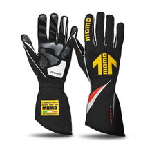 Load image into Gallery viewer, Momo Corsa R Gloves Size 8 (FIA 8856-2000)-Black