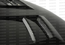 Cargar imagen en el visor de la galería, Seibon 08-09 Mitsubishi Lancer (CYA4/5A) DV Style Carbon Fiber Hood