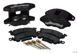 Wilwood D52 Front Caliper Kit - Black Ano 2.00 / 2.00in Piston 1.28in Rotor
