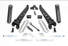 Cargar imagen en el visor de la galería, Fabtech 17-21 Ford F250/F350 4WD Gas 4in Rad Arm Sys w/Coils &amp; Perf Shks