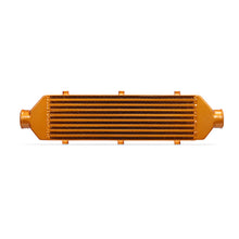 Cargar imagen en el visor de la galería, Mishimoto Universal Gold Z Line Intercooler  Overall Size: 28x8x3 Core Size: 21x6x2.5 Inlet / Outlet