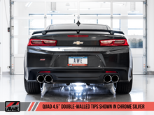 Cargar imagen en el visor de la galería, AWE Tuning 16-19 Chevrolet Camaro SS Axle-back Exhaust - Touring Edition (Quad Chrome Silver Tips)