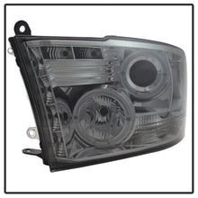 Cargar imagen en el visor de la galería, Spyder Dodge Ram 1500 09-14 10-14 Projector Headlights Halogen- LED Halo LED- Smke PRO-YD-DR09-HL-SM