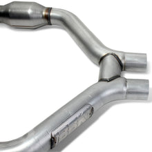 Cargar imagen en el visor de la galería, BBK 2015-16 Mustang V6 Short Mid H Pipe With Converters (To Be Used With 1642 Series Headers)