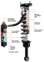 Cargar imagen en el visor de la galería, FOX 05+ Toyota Tacoma Performance Elite 2.5 Series Shock Front 2in Lift