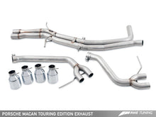 Cargar imagen en el visor de la galería, AWE Tuning Porsche Macan Touring Edition Exhaust System - Diamond Black 102mm Tips