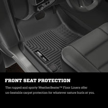 Cargar imagen en el visor de la galería, Husky Liners 19-21 Ram 2500/3500 Mega Cab Pickup WeatherBeater Black 2nd Seat Floor Liners