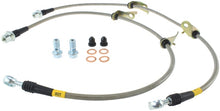 Cargar imagen en el visor de la galería, StopTech 11-17 Lexus CT200h Stainless Steel Front Brake Lines