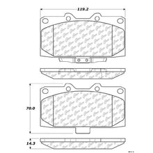 Cargar imagen en el visor de la galería, StopTech Street Touring 06-07 Subaru Impreza WRX/WRX STi Front Brake Pads