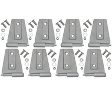 Cargar imagen en el visor de la galería, Kentrol 07-18 Jeep Wrangler JK Door Hinge Set 8 Pieces 4 Door Bare Grey