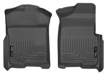Cargar imagen en el visor de la galería, Husky Liners 09-12 Ford F-150 Regular/Super/Super Crew Cab WeatherBeater Black Floor Liners