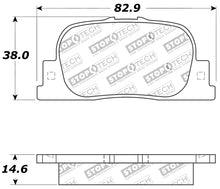 Cargar imagen en el visor de la galería, StopTech Performance 05-08 Scion tC Rear Brake Pads