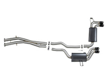 Cargar imagen en el visor de la galería, aFe MACH ForceXP 2.5 IN 304 Stainless Steel Cat-Back Exhaust System w/ Black Tips 01-06 BMW M3 (E46)