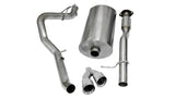 Corsa 2009-2013 Chevrolet Suburban 1500 5.3L V8 Polished Sport Cat-Back Exhaust