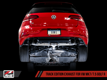 Cargar imagen en el visor de la galería, AWE Tuning MK7.5 Golf R Track Edition Exhaust w/Diamond Black Tips 102mm