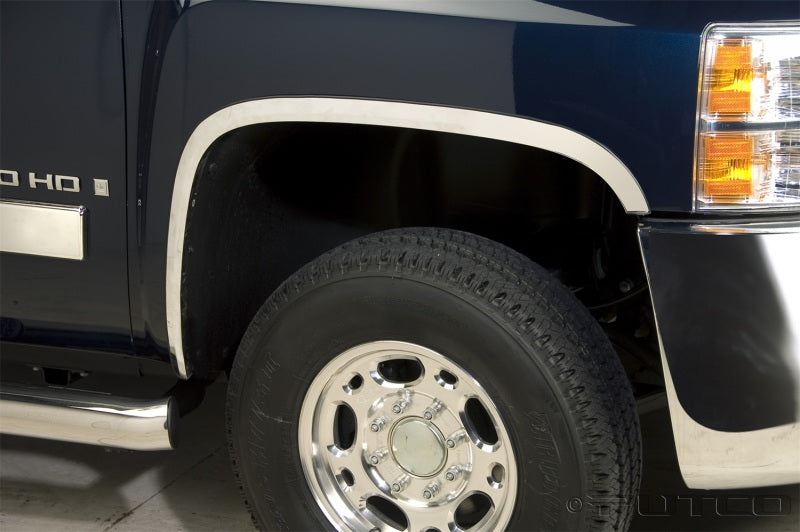 Putco 15-19 Chevy Silv HD (Does not Fit Dually) SS Fender Trim