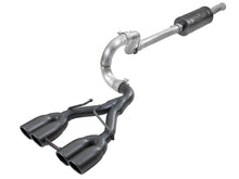 Cargar imagen en el visor de la galería, aFe Rebel Series 2.5in 304 SS Cat-Back Exhaust w/ Black Tip 18-20 Jeep Wrangler (JL)