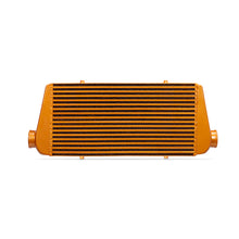 Cargar imagen en el visor de la galería, Mishimoto Universal Gold R Line Intercooler Overall Size: 31x12x4 Core Size: 24x12x4 Inlet / Outlet